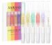 Set of 6 SAVILAND cuticle oil pens in various colors, featuring soft brush applicators, against a clean background.