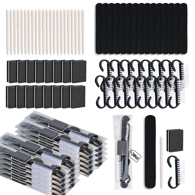 Uyolaxed 20-Set Disposable Manicure Kit - Black 4-Piece Nail Travel Set